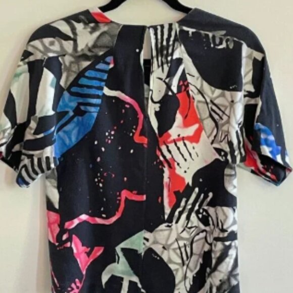 Zero + Maria Cornejo Abstract Print Top – Size 4 – Made in USA - Picture 3 of 4